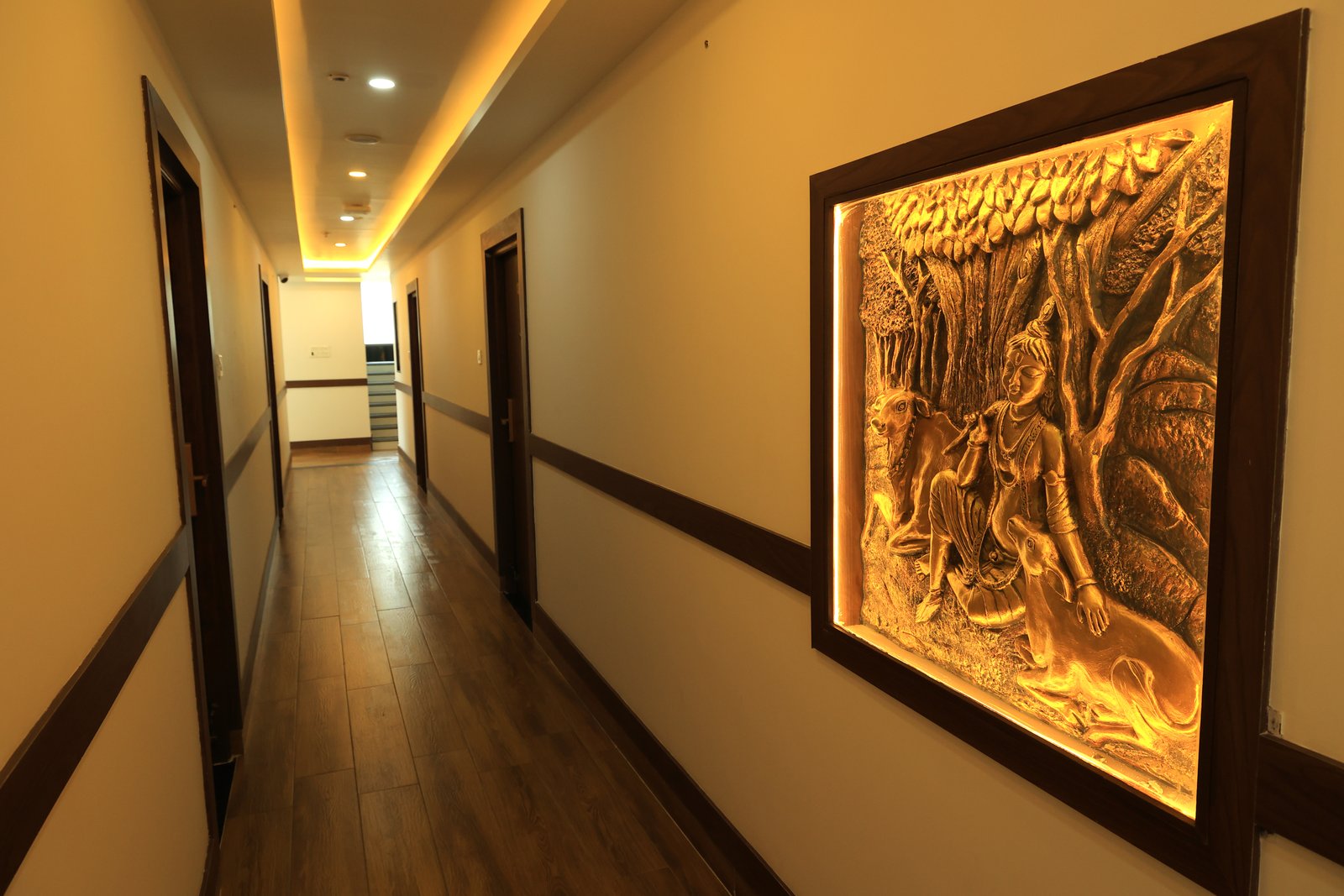 Hotel Vishaka Paark corridor