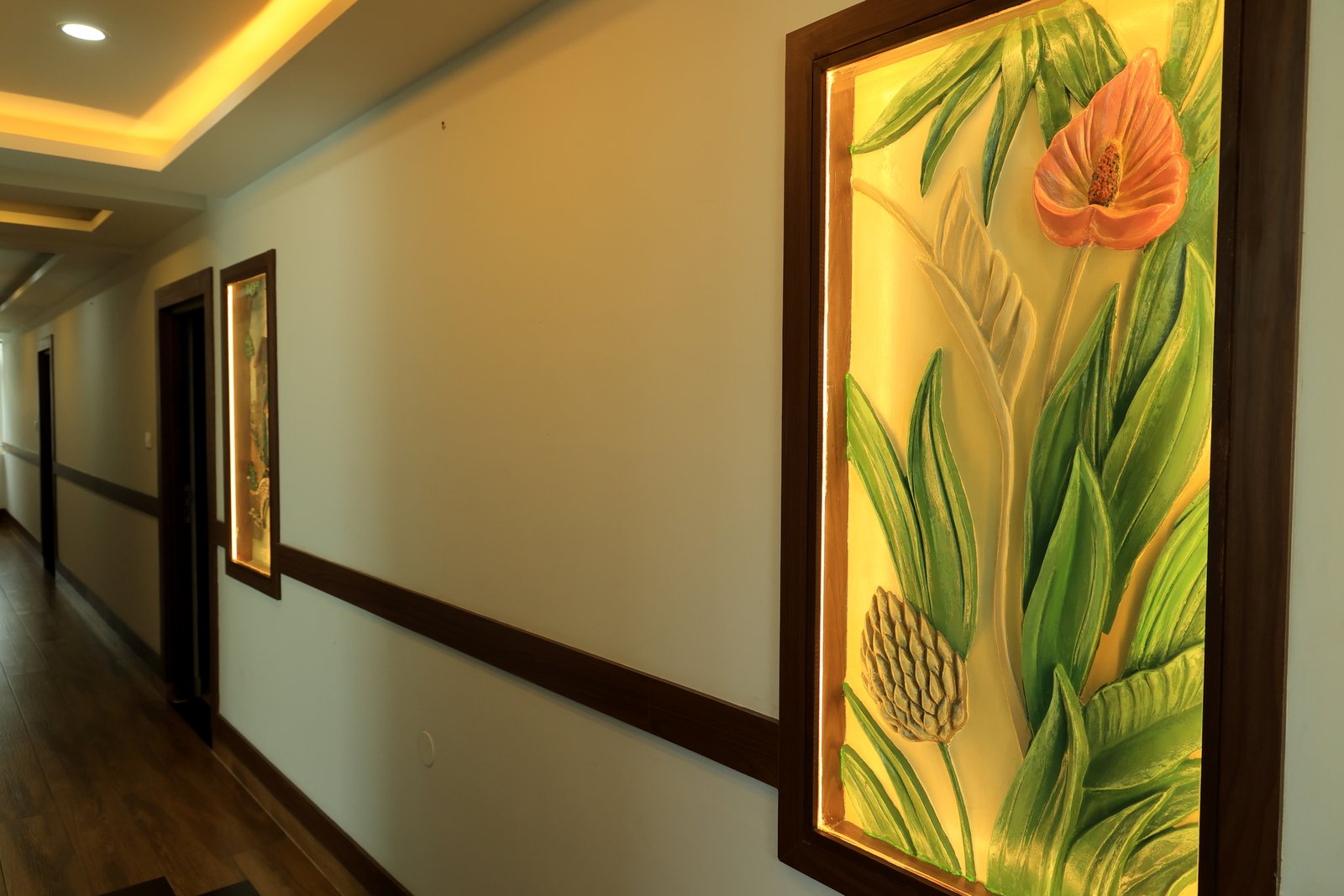 Hotel Vishaka Paark corridor