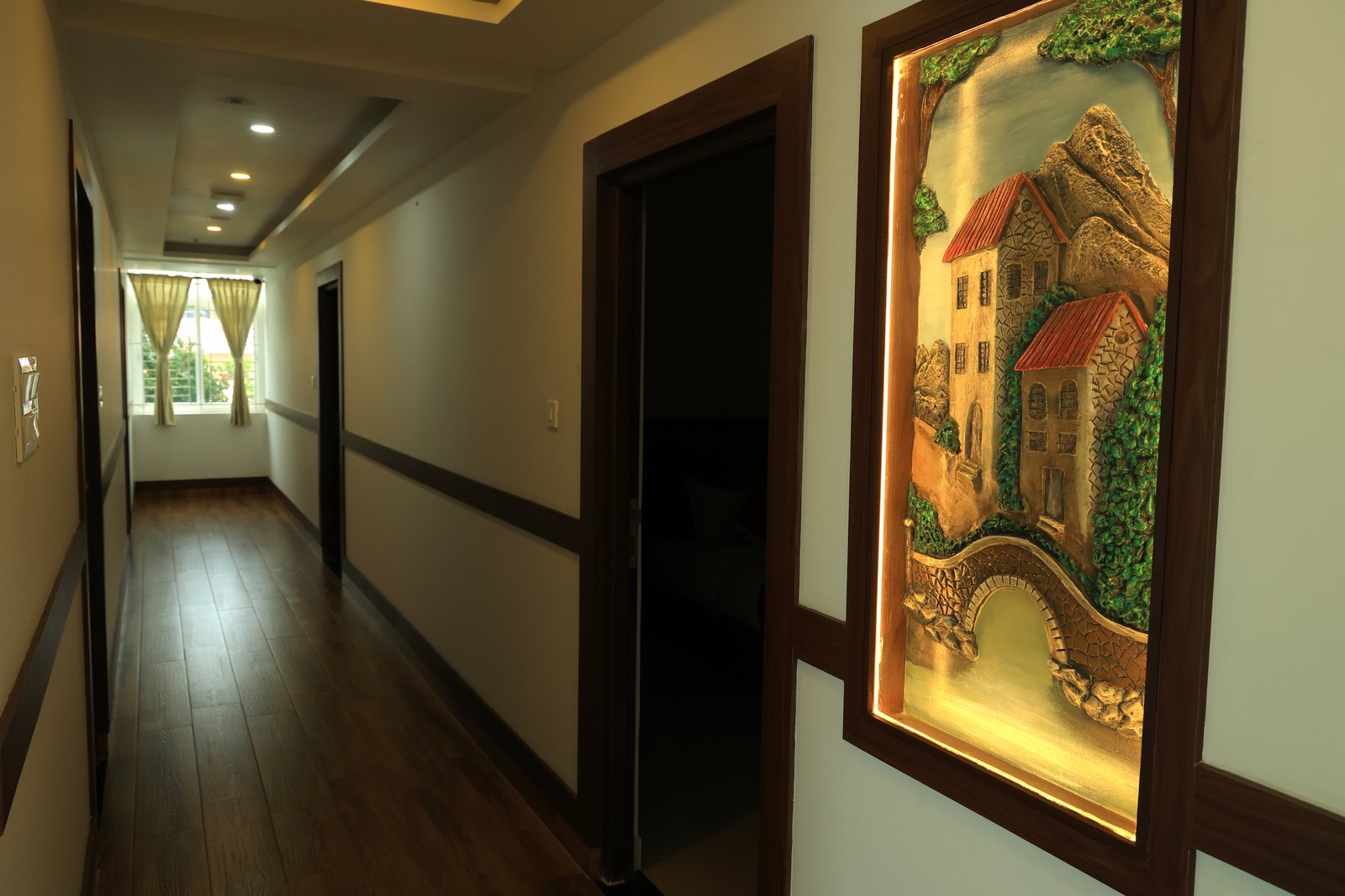 Hotel Vishaka Paark corridor